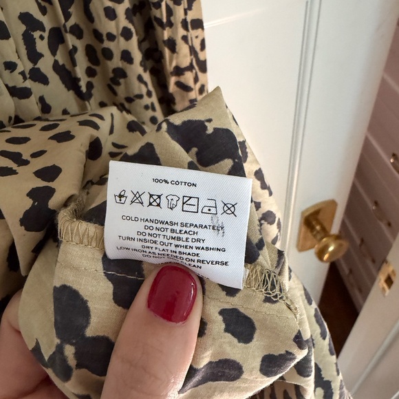 FAITHFULL THE BRAND Alexia Midi Dress in leopard print, size Medium NWT - Picture 7 of 7